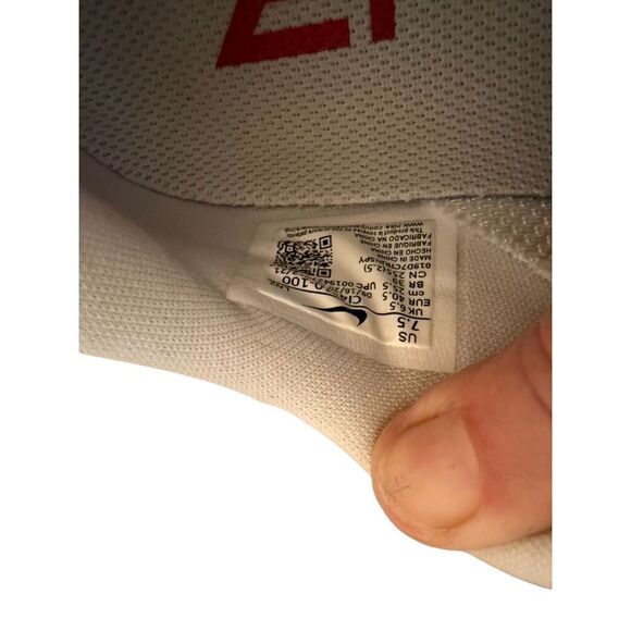 Nike Mens White Lace Up Round Toe Zoom TW Tiger Woods Golf Shoes Size 7.5 - Picture 16 of 16